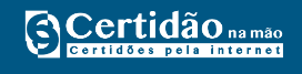 Certidão na mão Logo