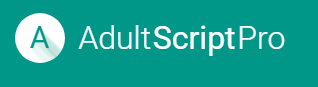 Adult Script Pro Logo