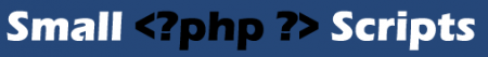 Small php Scripts Logo