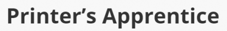 Cupões disponíveis para Printer's Apprendice