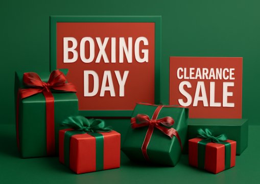 Cupões disponíveis para Boxing Day