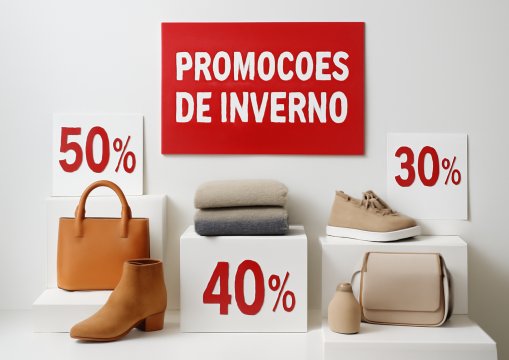 Cupões disponíveis para Promoções de Inverno